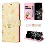 Custodia in pelle RFID con pittura abbronzante, For Samsung Galaxy S21 Plus, For Samsung Galaxy S21 FE 5G, For Samsung Galaxy S21 5G, For Samsung Galaxy S20 Ultra