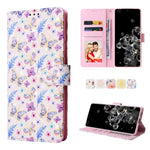 Custodia in pelle RFID con pittura abbronzante, For Samsung Galaxy S21 Plus, For Samsung Galaxy S21 FE 5G, For Samsung Galaxy S21 5G, For Samsung Galaxy S20 Ultra