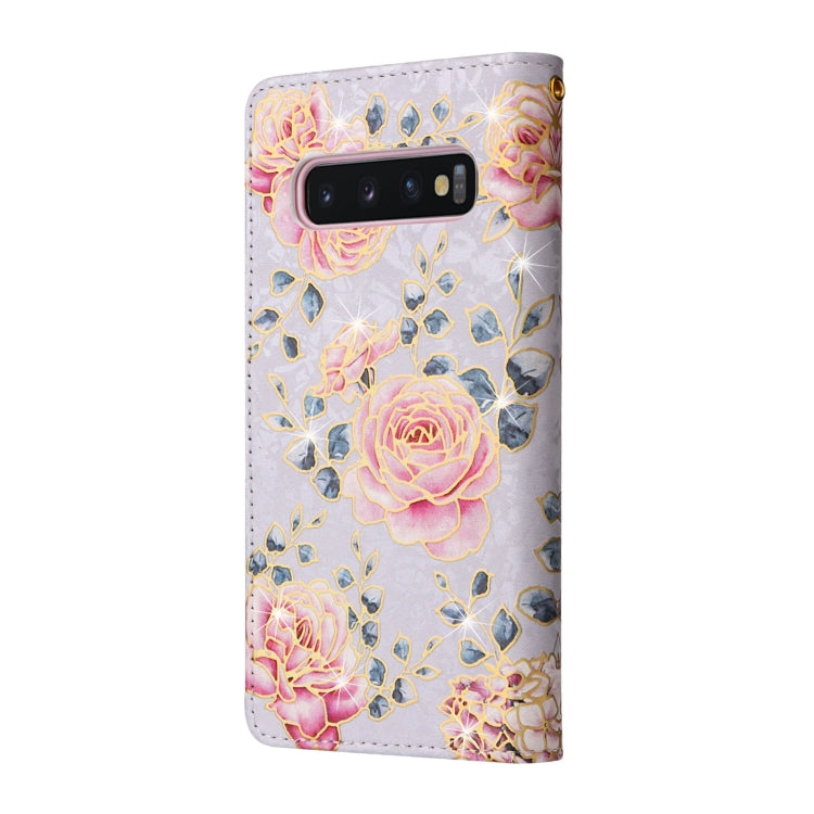 Custodia in pelle RFID con pittura abbronzante, For Samsung Galaxy S10, For Samsung Galaxy S9 Plus, For Samsung Galaxy S9, For Samsung Galaxy S8