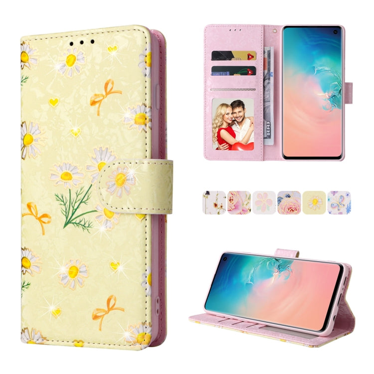 Custodia in pelle RFID con pittura abbronzante, For Samsung Galaxy S10, For Samsung Galaxy S9 Plus, For Samsung Galaxy S9, For Samsung Galaxy S8