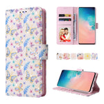 Custodia in pelle RFID con pittura abbronzante, For Samsung Galaxy S10, For Samsung Galaxy S9 Plus, For Samsung Galaxy S9, For Samsung Galaxy S8