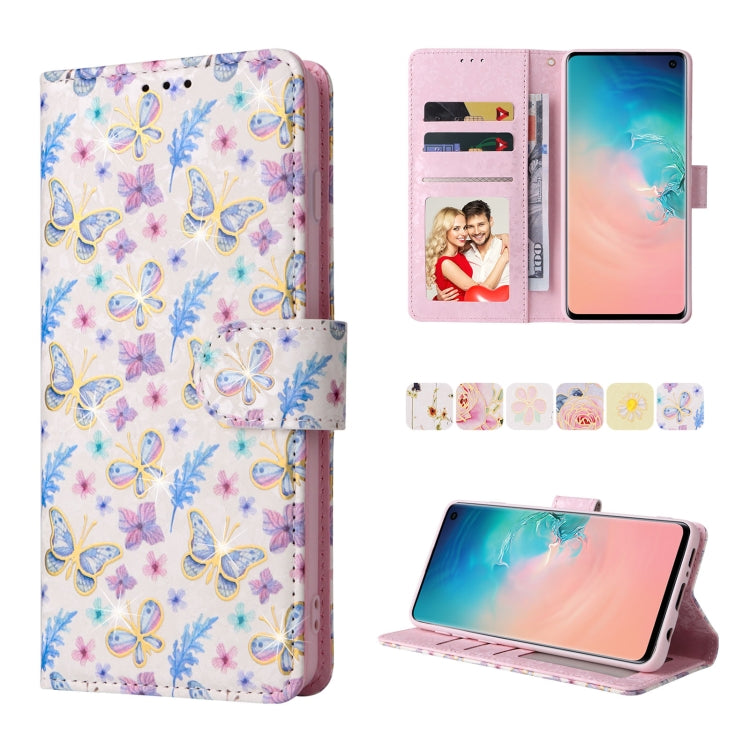 Custodia in pelle RFID con pittura abbronzante, For Samsung Galaxy S10, For Samsung Galaxy S9 Plus, For Samsung Galaxy S9, For Samsung Galaxy S8