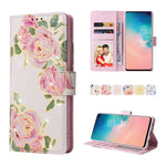 Custodia in pelle RFID con pittura abbronzante, For Samsung Galaxy S10, For Samsung Galaxy S9 Plus, For Samsung Galaxy S9, For Samsung Galaxy S8