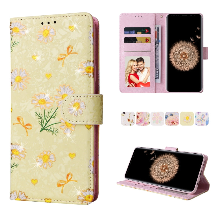 Custodia in pelle RFID con pittura abbronzante, For Samsung Galaxy S10, For Samsung Galaxy S9 Plus, For Samsung Galaxy S9, For Samsung Galaxy S8