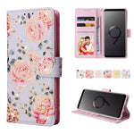 Custodia in pelle RFID con pittura abbronzante, For Samsung Galaxy S10, For Samsung Galaxy S9 Plus, For Samsung Galaxy S9, For Samsung Galaxy S8
