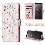Custodia in pelle RFID con pittura abbronzante, For Samsung Galaxy S10, For Samsung Galaxy S9 Plus, For Samsung Galaxy S9, For Samsung Galaxy S8
