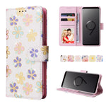 Custodia in pelle RFID con pittura abbronzante, For Samsung Galaxy S10, For Samsung Galaxy S9 Plus, For Samsung Galaxy S9, For Samsung Galaxy S8