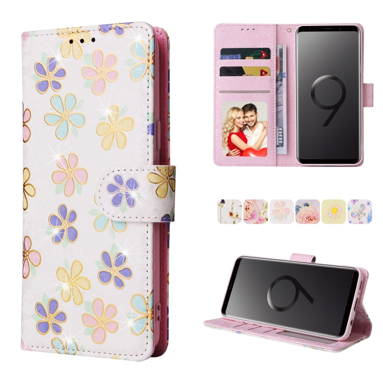 Custodia in pelle RFID con pittura abbronzante, For Samsung Galaxy S10, For Samsung Galaxy S9 Plus, For Samsung Galaxy S9, For Samsung Galaxy S8