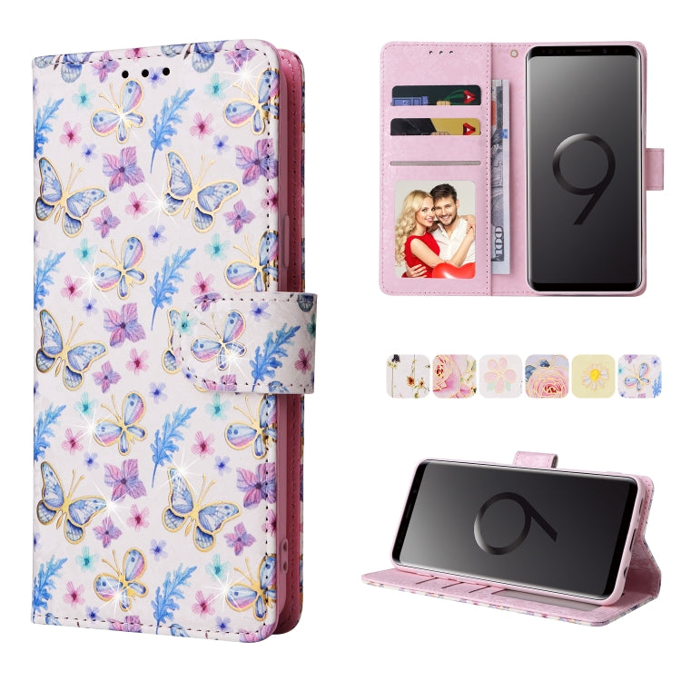 Custodia in pelle RFID con pittura abbronzante, For Samsung Galaxy S10, For Samsung Galaxy S9 Plus, For Samsung Galaxy S9, For Samsung Galaxy S8