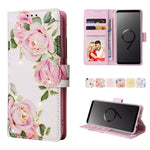 Custodia in pelle RFID con pittura abbronzante, For Samsung Galaxy S10, For Samsung Galaxy S9 Plus, For Samsung Galaxy S9, For Samsung Galaxy S8
