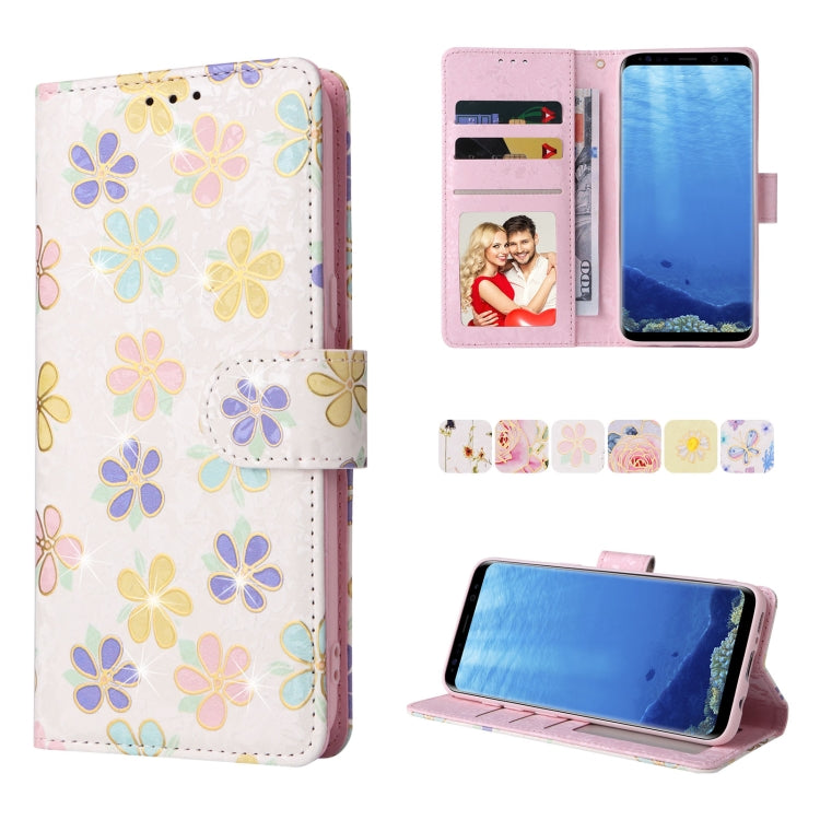 Custodia in pelle RFID con pittura abbronzante, For Samsung Galaxy S10, For Samsung Galaxy S9 Plus, For Samsung Galaxy S9, For Samsung Galaxy S8