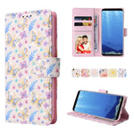Custodia in pelle RFID con pittura abbronzante, For Samsung Galaxy S10, For Samsung Galaxy S9 Plus, For Samsung Galaxy S9, For Samsung Galaxy S8