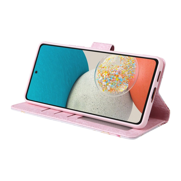 Custodia in pelle RFID con pittura abbronzante, For Samsung Galaxy A53 5G, For Samsung Galaxy A52 5G, For Samsung Galaxy A51, For Samsung Galaxy A33 5G