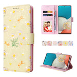 Custodia in pelle RFID con pittura abbronzante, For Samsung Galaxy A53 5G, For Samsung Galaxy A52 5G, For Samsung Galaxy A51, For Samsung Galaxy A33 5G