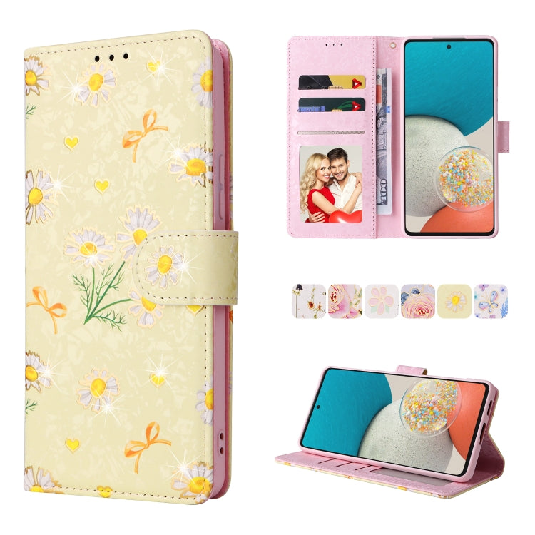 Custodia in pelle RFID con pittura abbronzante, For Samsung Galaxy A53 5G, For Samsung Galaxy A52 5G, For Samsung Galaxy A51, For Samsung Galaxy A33 5G