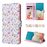 Custodia in pelle RFID con pittura abbronzante, For Samsung Galaxy A53 5G, For Samsung Galaxy A52 5G, For Samsung Galaxy A51, For Samsung Galaxy A33 5G