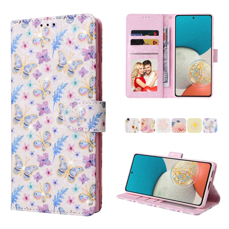 Custodia in pelle RFID con pittura abbronzante, For Samsung Galaxy A53 5G, For Samsung Galaxy A52 5G, For Samsung Galaxy A51, For Samsung Galaxy A33 5G
