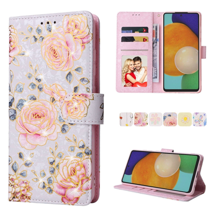 Custodia in pelle RFID con pittura abbronzante, For Samsung Galaxy A53 5G, For Samsung Galaxy A52 5G, For Samsung Galaxy A51, For Samsung Galaxy A33 5G