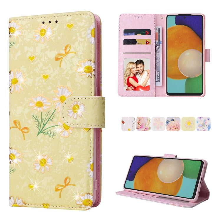 Custodia in pelle RFID con pittura abbronzante, For Samsung Galaxy A53 5G, For Samsung Galaxy A52 5G, For Samsung Galaxy A51, For Samsung Galaxy A33 5G