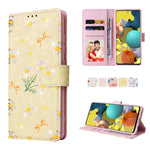 Custodia in pelle RFID con pittura abbronzante, For Samsung Galaxy A53 5G, For Samsung Galaxy A52 5G, For Samsung Galaxy A51, For Samsung Galaxy A33 5G