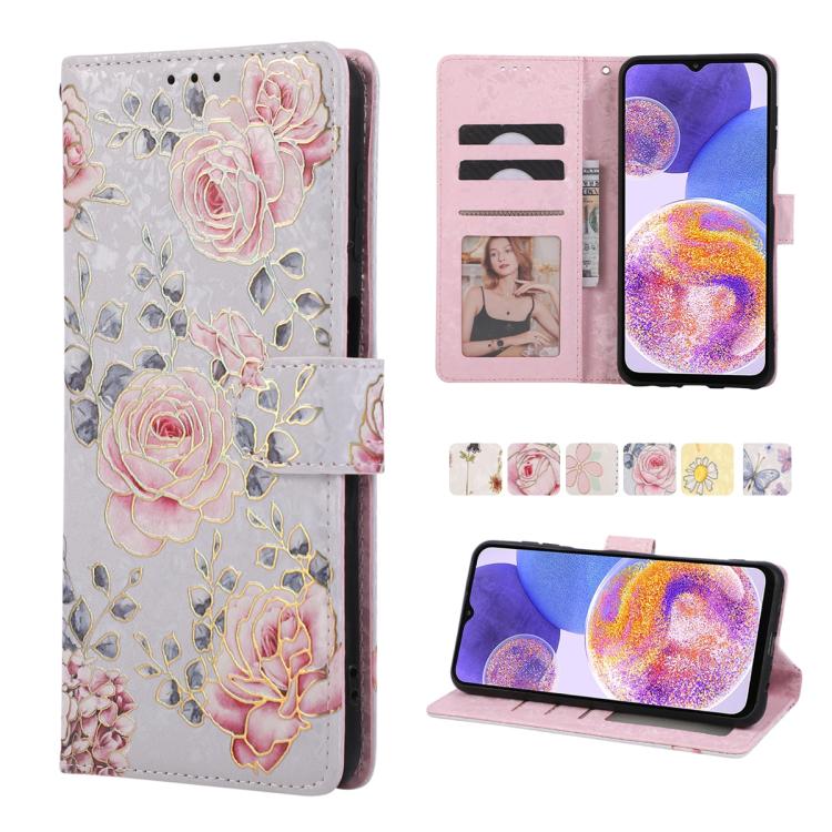 Custodia in pelle RFID con pittura abbronzante, For Samsung Galaxy A53 5G, For Samsung Galaxy A52 5G, For Samsung Galaxy A51, For Samsung Galaxy A33 5G