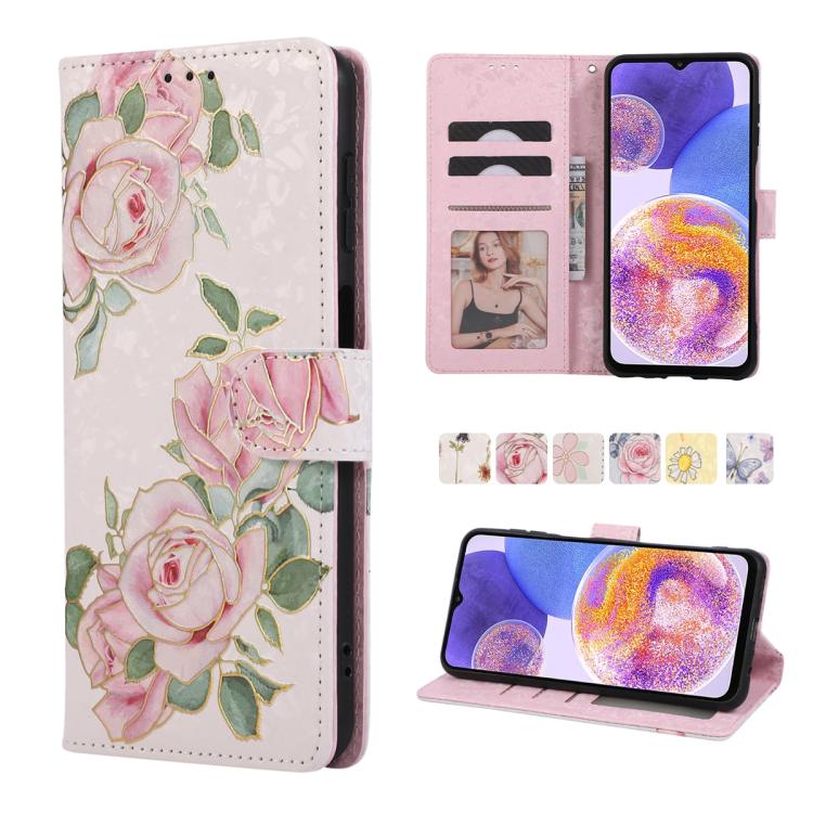 Custodia in pelle RFID con pittura abbronzante, For Samsung Galaxy A53 5G, For Samsung Galaxy A52 5G, For Samsung Galaxy A51, For Samsung Galaxy A33 5G