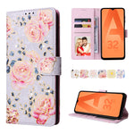Custodia in pelle RFID con pittura abbronzante, For Samsung Galaxy A32 5G, For Samsung Galaxy A32 4G, For Samsung Galaxy A23 4G, For Samsung Galaxy A22 5G