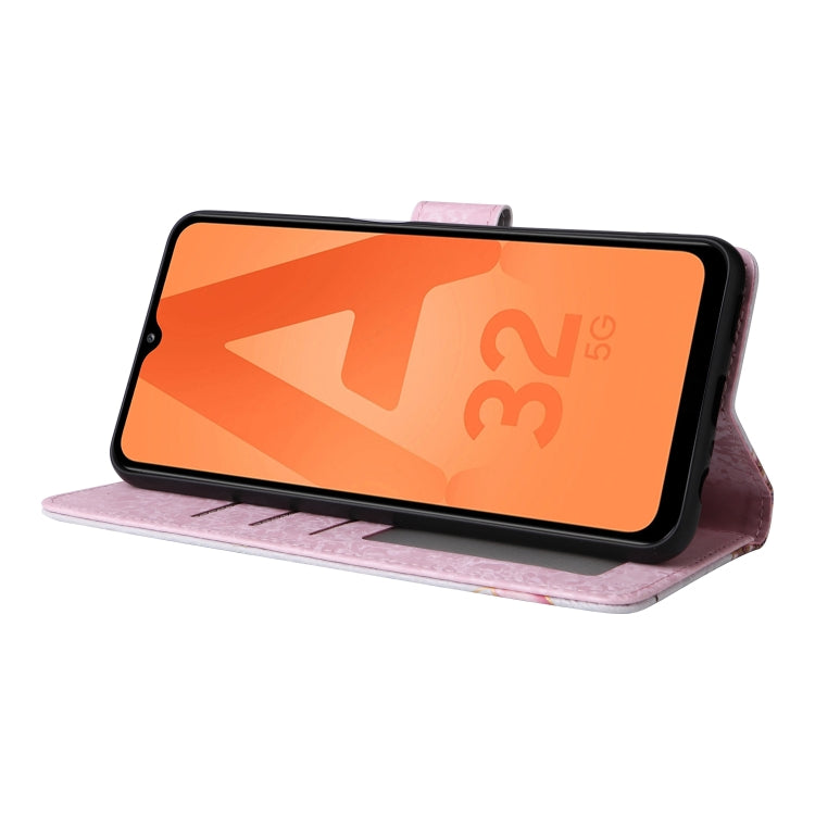 Custodia in pelle RFID con pittura abbronzante, For Samsung Galaxy A32 5G, For Samsung Galaxy A32 4G, For Samsung Galaxy A23 4G, For Samsung Galaxy A22 5G