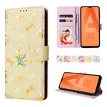 Custodia in pelle RFID con pittura abbronzante, For Samsung Galaxy A32 5G, For Samsung Galaxy A32 4G, For Samsung Galaxy A23 4G, For Samsung Galaxy A22 5G