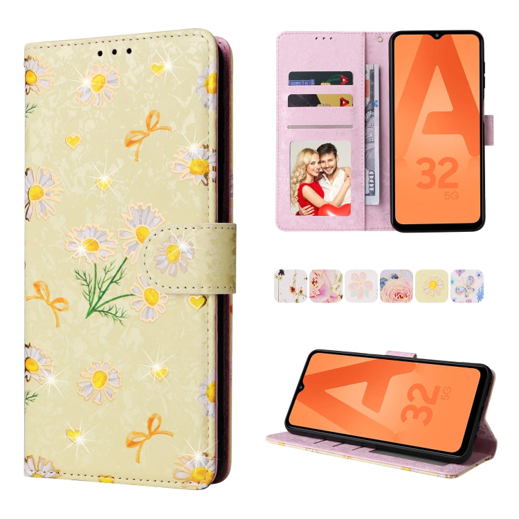 Custodia in pelle RFID con pittura abbronzante, For Samsung Galaxy A32 5G, For Samsung Galaxy A32 4G, For Samsung Galaxy A23 4G, For Samsung Galaxy A22 5G