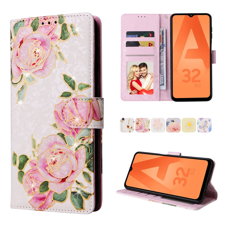 Custodia in pelle RFID con pittura abbronzante, For Samsung Galaxy A32 5G, For Samsung Galaxy A32 4G, For Samsung Galaxy A23 4G, For Samsung Galaxy A22 5G