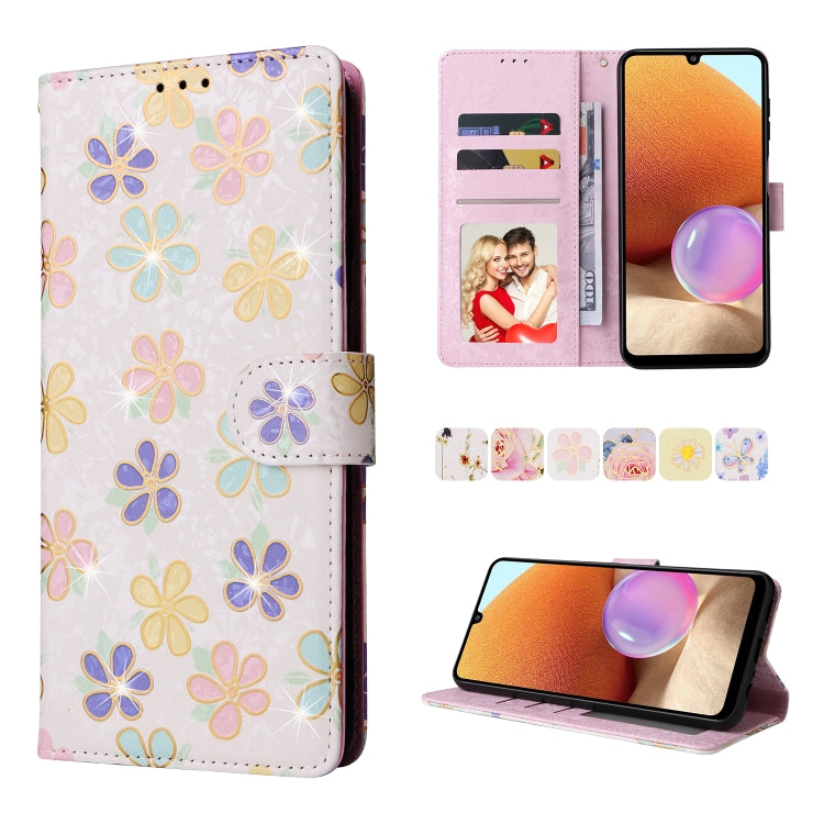Custodia in pelle RFID con pittura abbronzante, For Samsung Galaxy A32 5G, For Samsung Galaxy A32 4G, For Samsung Galaxy A23 4G, For Samsung Galaxy A22 5G