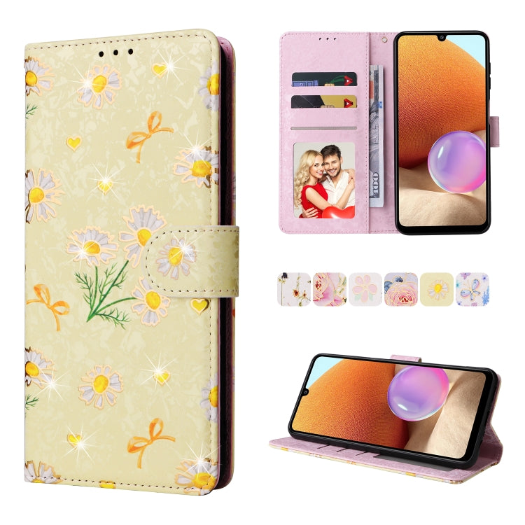 Custodia in pelle RFID con pittura abbronzante, For Samsung Galaxy A32 5G, For Samsung Galaxy A32 4G, For Samsung Galaxy A23 4G, For Samsung Galaxy A22 5G