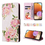 Custodia in pelle RFID con pittura abbronzante, For Samsung Galaxy A32 5G, For Samsung Galaxy A32 4G, For Samsung Galaxy A23 4G, For Samsung Galaxy A22 5G