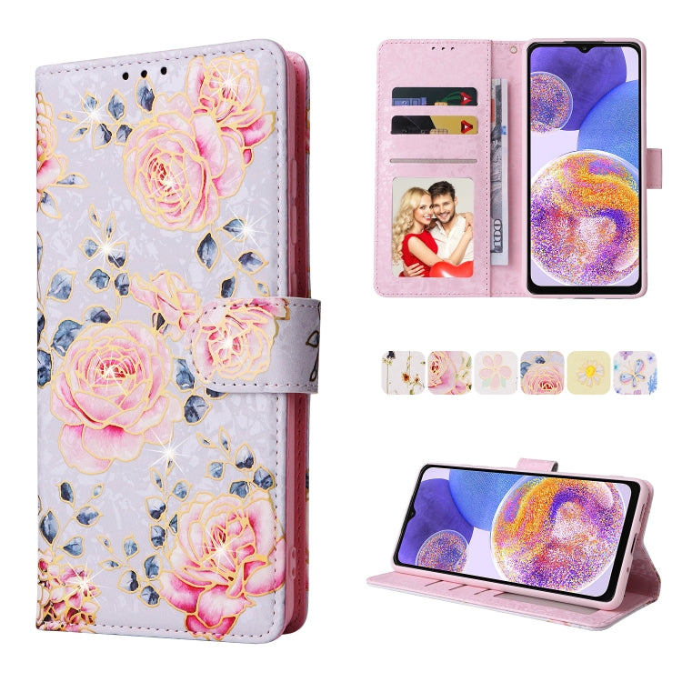 Custodia in pelle RFID con pittura abbronzante, For Samsung Galaxy A32 5G, For Samsung Galaxy A32 4G, For Samsung Galaxy A23 4G, For Samsung Galaxy A22 5G