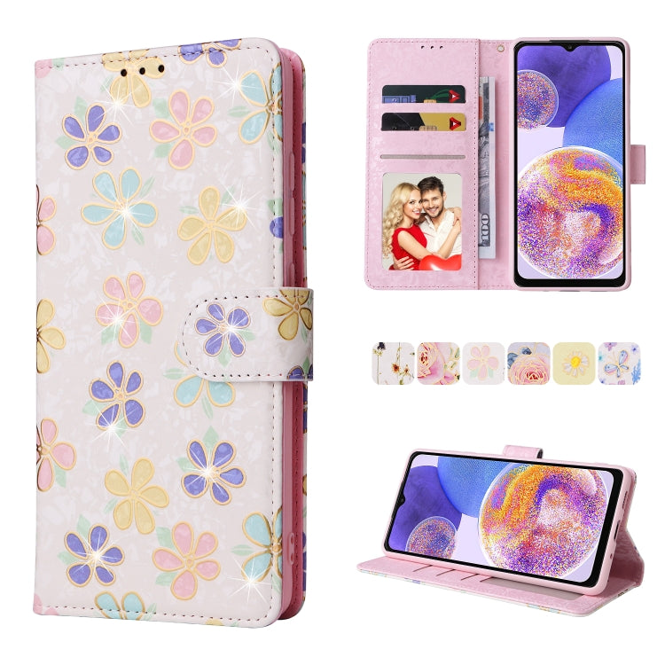 Custodia in pelle RFID con pittura abbronzante, For Samsung Galaxy A32 5G, For Samsung Galaxy A32 4G, For Samsung Galaxy A23 4G, For Samsung Galaxy A22 5G