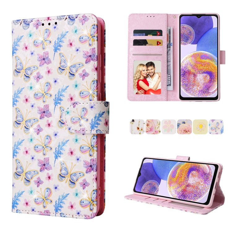 Custodia in pelle RFID con pittura abbronzante, For Samsung Galaxy A32 5G, For Samsung Galaxy A32 4G, For Samsung Galaxy A23 4G, For Samsung Galaxy A22 5G