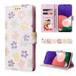 Custodia in pelle RFID con pittura abbronzante, For Samsung Galaxy A32 5G, For Samsung Galaxy A32 4G, For Samsung Galaxy A23 4G, For Samsung Galaxy A22 5G