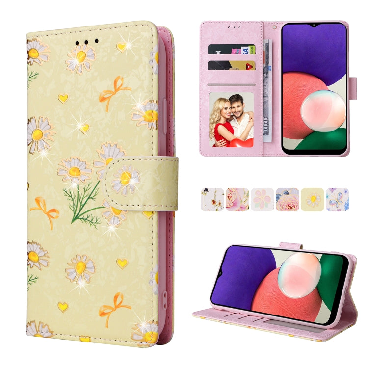 Custodia in pelle RFID con pittura abbronzante, For Samsung Galaxy A32 5G, For Samsung Galaxy A32 4G, For Samsung Galaxy A23 4G, For Samsung Galaxy A22 5G