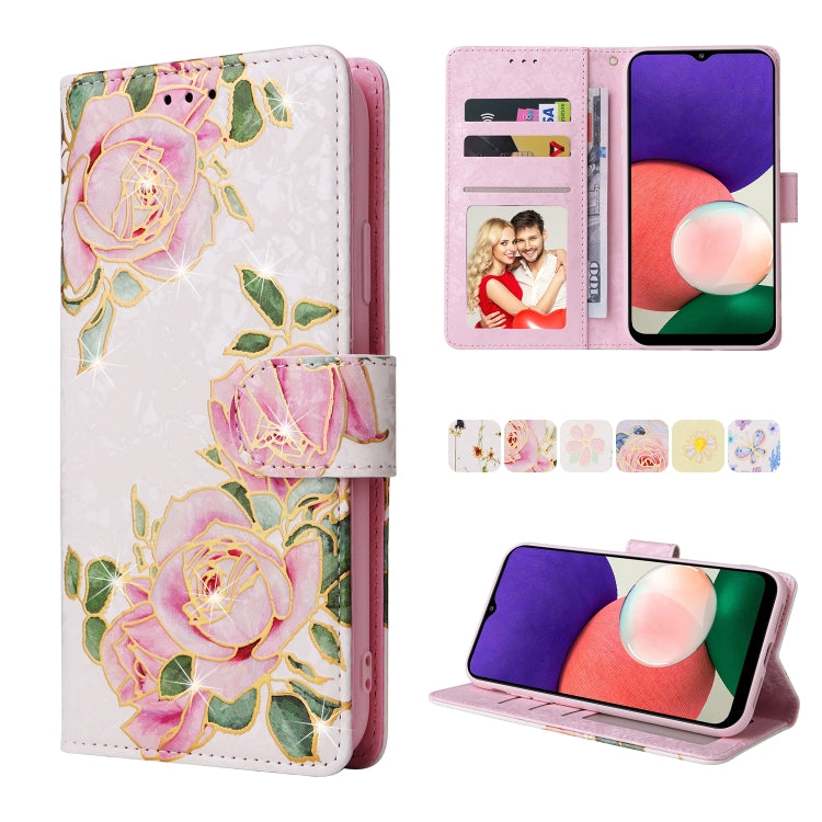 Custodia in pelle RFID con pittura abbronzante, For Samsung Galaxy A32 5G, For Samsung Galaxy A32 4G, For Samsung Galaxy A23 4G, For Samsung Galaxy A22 5G