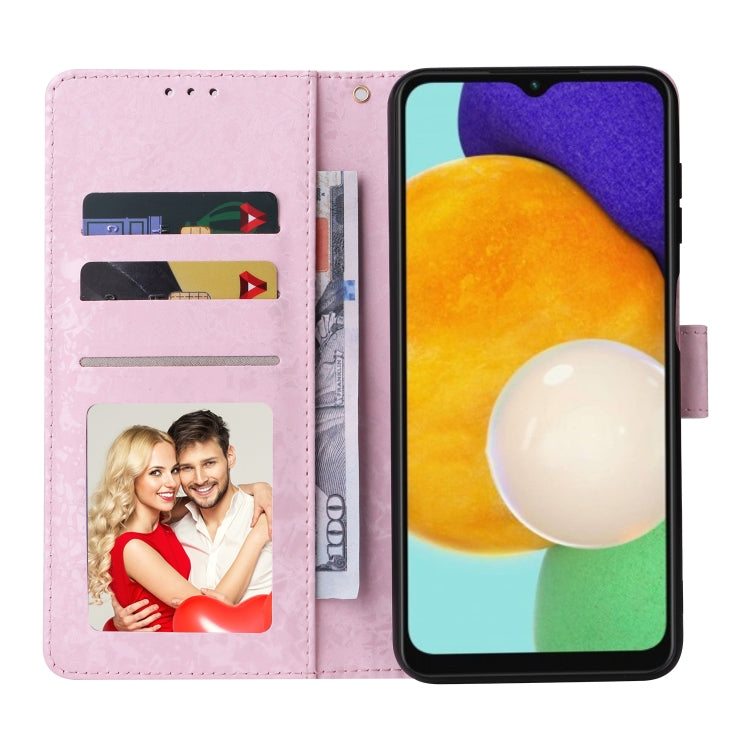 Custodia in pelle RFID con pittura abbronzante, For Samsung Galaxy A13 4G / 5G, For Samsung Galaxy A12, For Samsung Galaxy S8 Plus