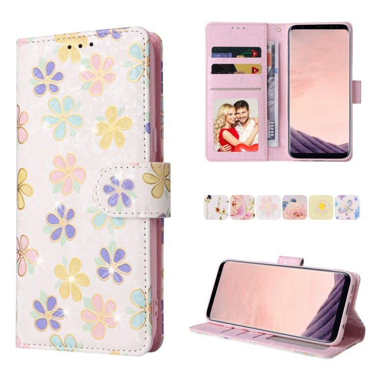 Custodia in pelle RFID con pittura abbronzante, For Samsung Galaxy A13 4G / 5G, For Samsung Galaxy A12, For Samsung Galaxy S8 Plus