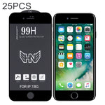 Pellicola in vetro temperato a schermo intero ad arco grande in alluminio da 25 pezzi, For iPhone 8 / 7 (25 PCS), For iPhone SE 2022 / SE 2020 (25pcs), For iPhone 11 Pro / XS / X (25 PCS), For iPhone 11 / XR (25 PCS)                                    ...