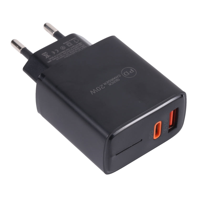 LZ-1130 PD 20W Tipo-C+QC 3.0 Caricatore rapido USB, 20W EU Plug, 20W US Plug