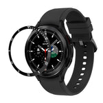 Anello con castone in acciaio inossidabile con fantasma d'acqua, For Samsung Galaxy Watch 42mm, For Samsung Galaxy Watch 46mm