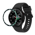 Anello con castone in acciaio inossidabile con fantasma d'acqua, For Samsung Galaxy Watch 42mm, For Samsung Galaxy Watch 46mm