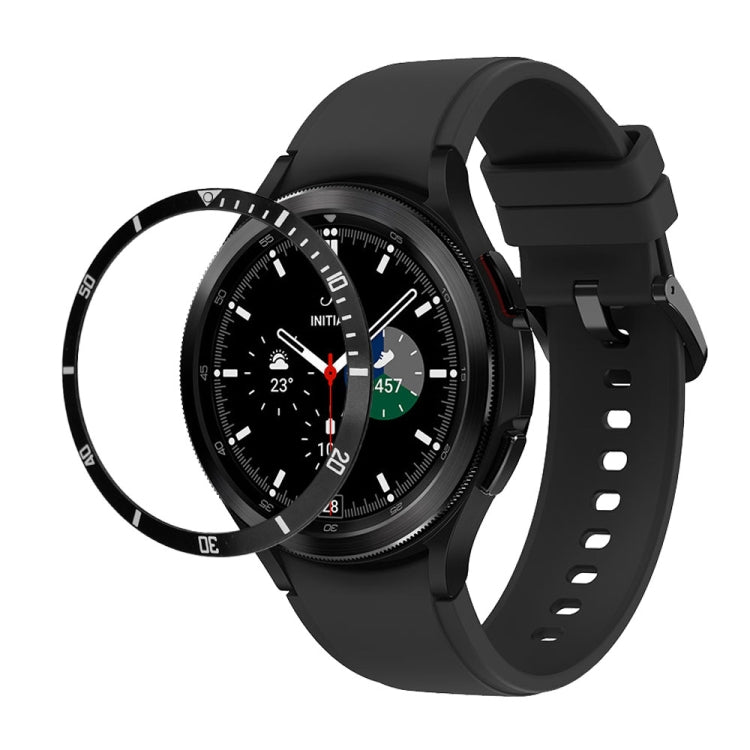 Anello con castone in acciaio inossidabile con fantasma d'acqua, For Samsung Galaxy Watch 42mm, For Samsung Galaxy Watch 46mm