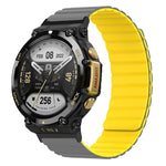 Cinturino magnetico bicolore in silicone, For Amazfit T-Rex 2