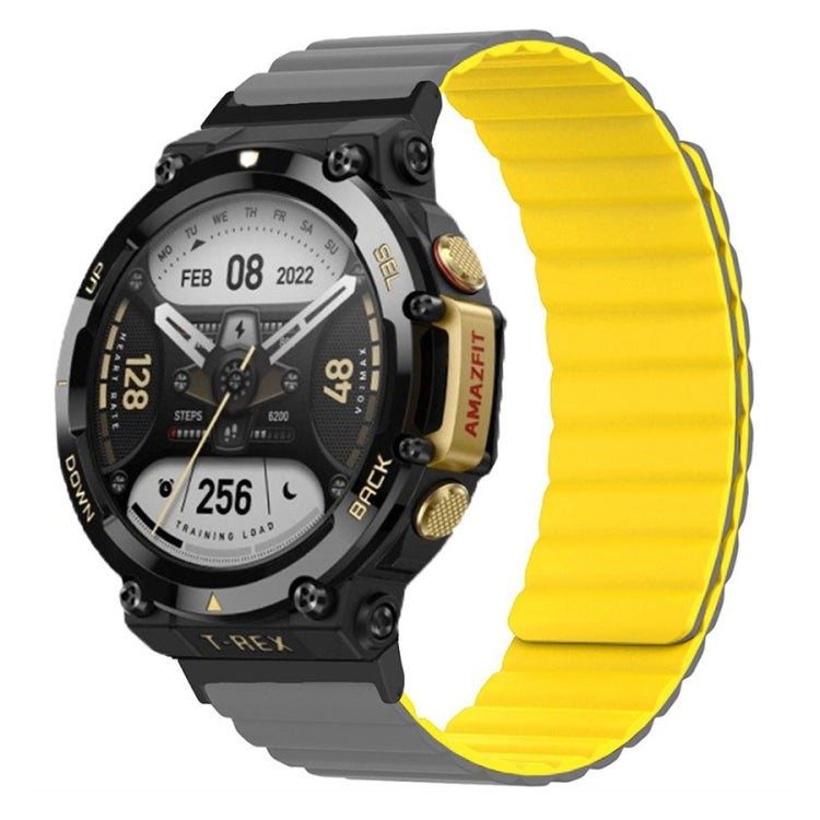 Cinturino magnetico bicolore in silicone, For Amazfit T-Rex 2