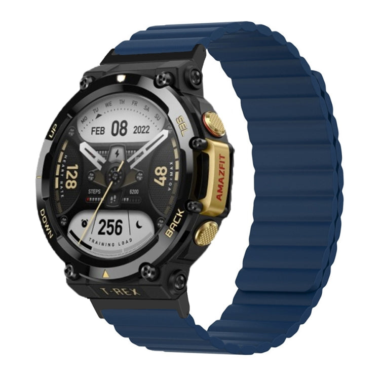 Cinturino magnetico bicolore in silicone, For Amazfit T-Rex 2